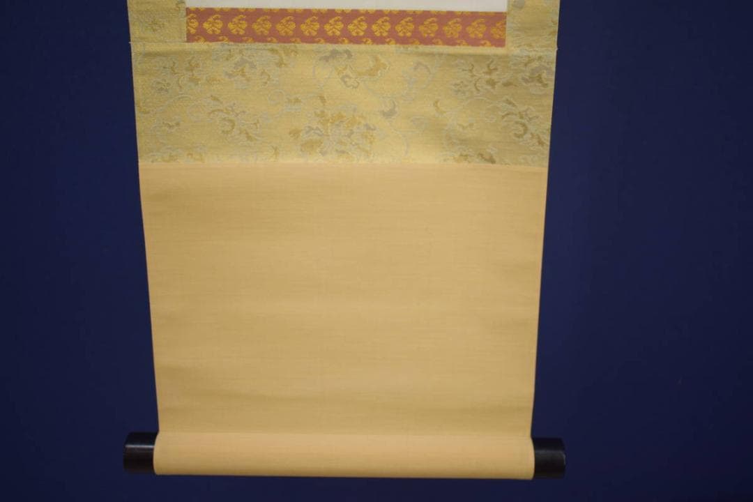 真作/近藤杉石/和尚画賛/大魯の句/桐共箱付/布袋屋掛軸HI-819