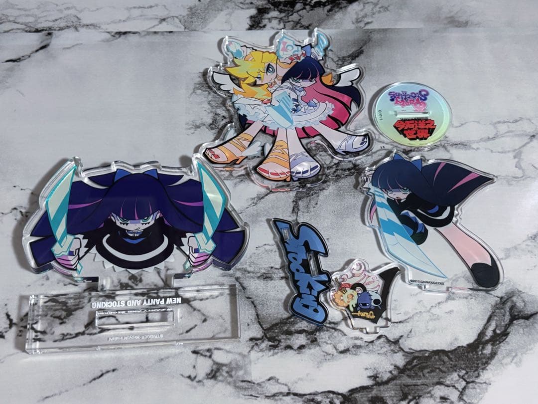 パンティ&ストッキングwithガーターベルト ストッキング アクスタ3点セット