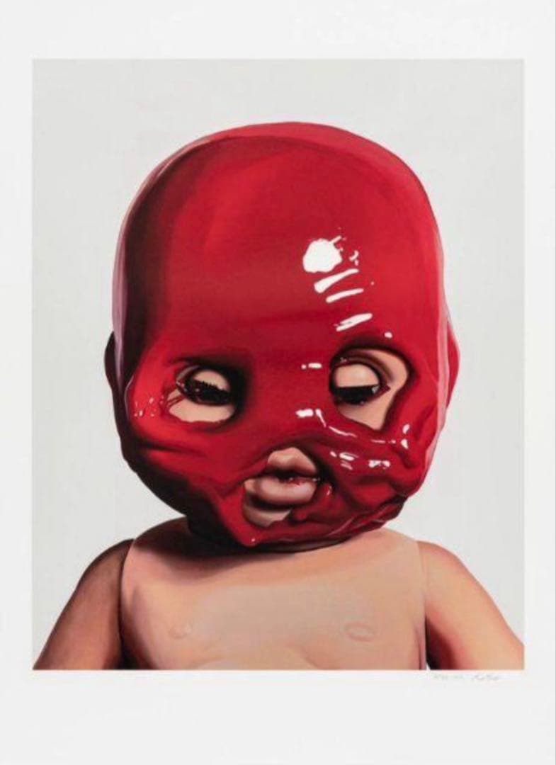 友沢こたお　版画　スライムXCIX 友沢こたお版画スライムXCIX