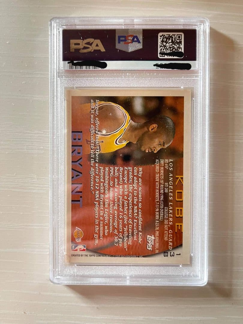 NBA カード Kobe Bryant Rc PSA9 コービーブライアント