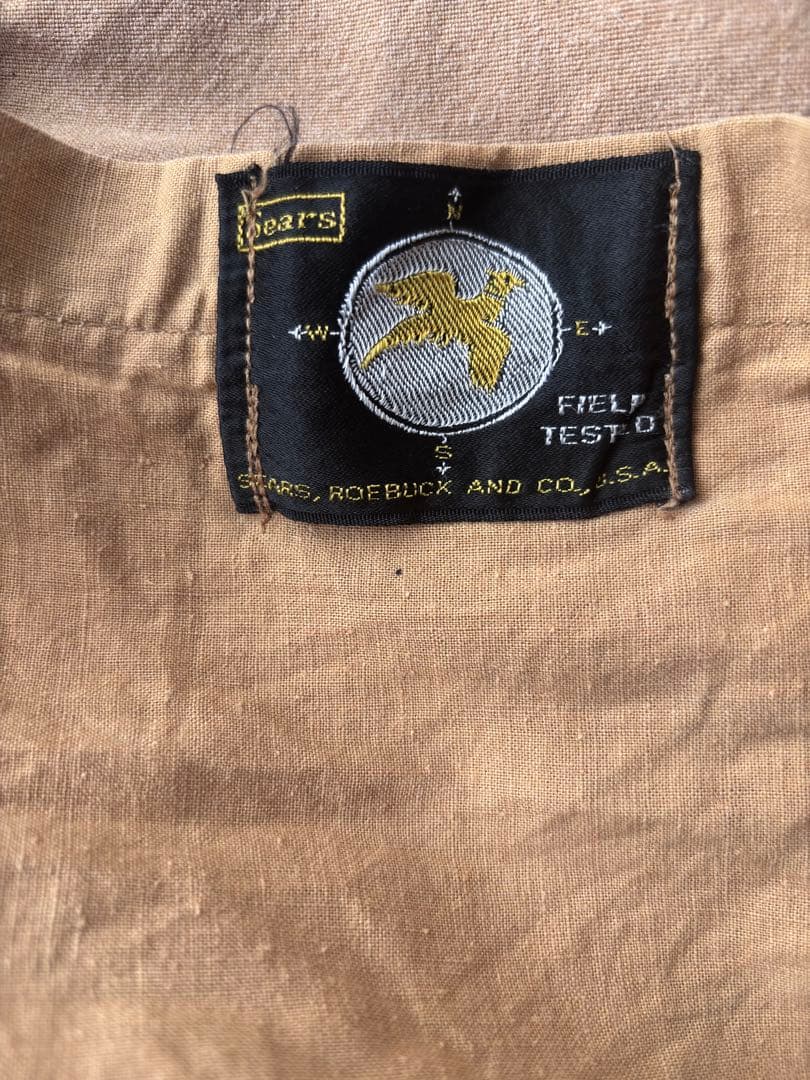 USA製　50s ダックジャケット　シアーズ　ハンティングジャケット