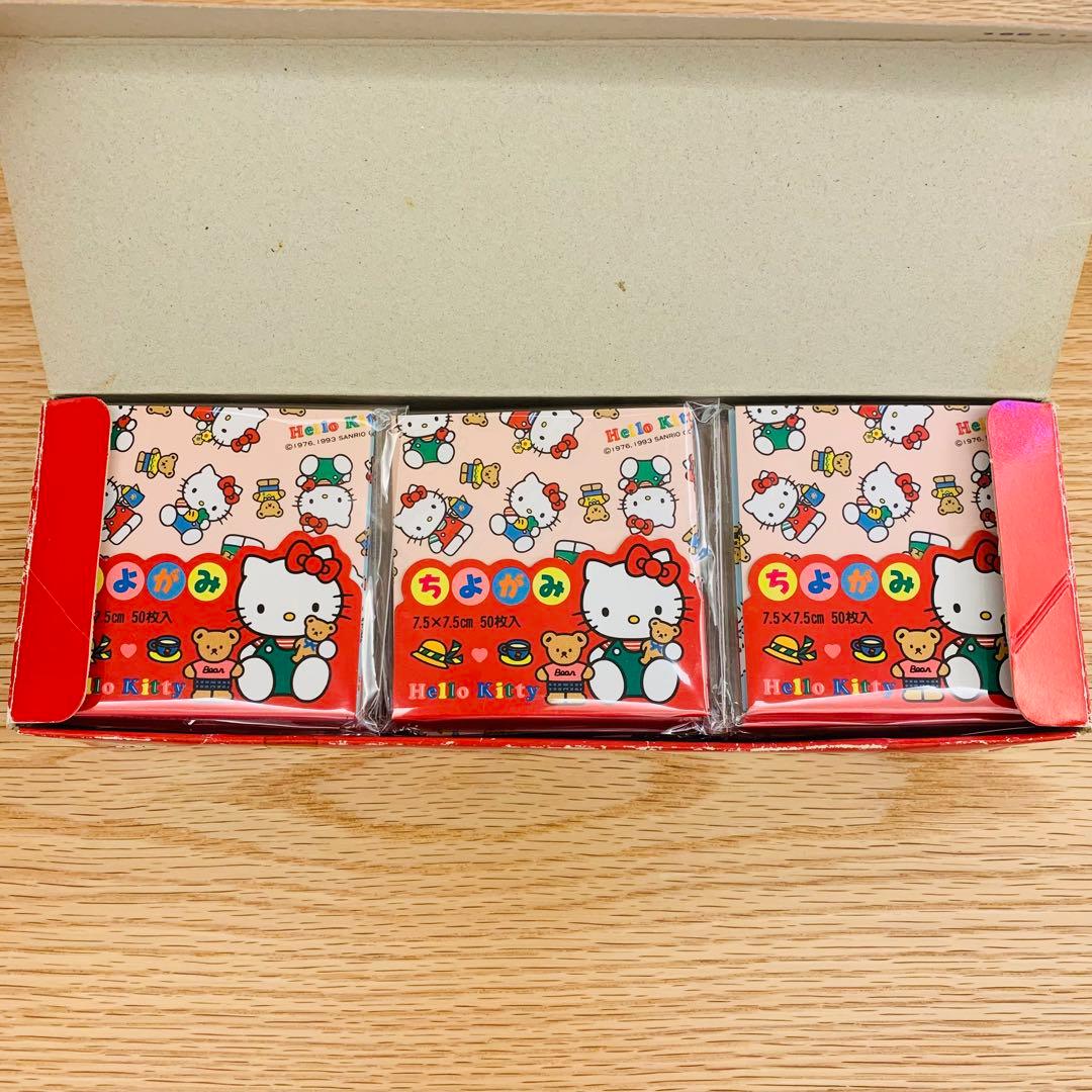 ハローキティ ちよがみ 50枚入 7.5×7.5cm 28個セット　箱付