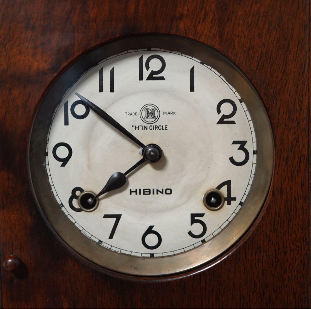 日比野時計 ボンボン時計 振り子時計 柱時計 動作品 メンテナンス済