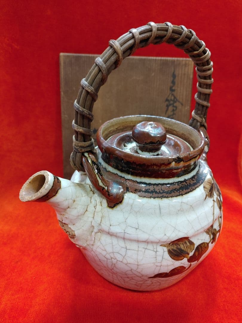 六代目清水六兵衛[土瓶]薔薇 六代目清水六兵衛[土瓶]薔薇