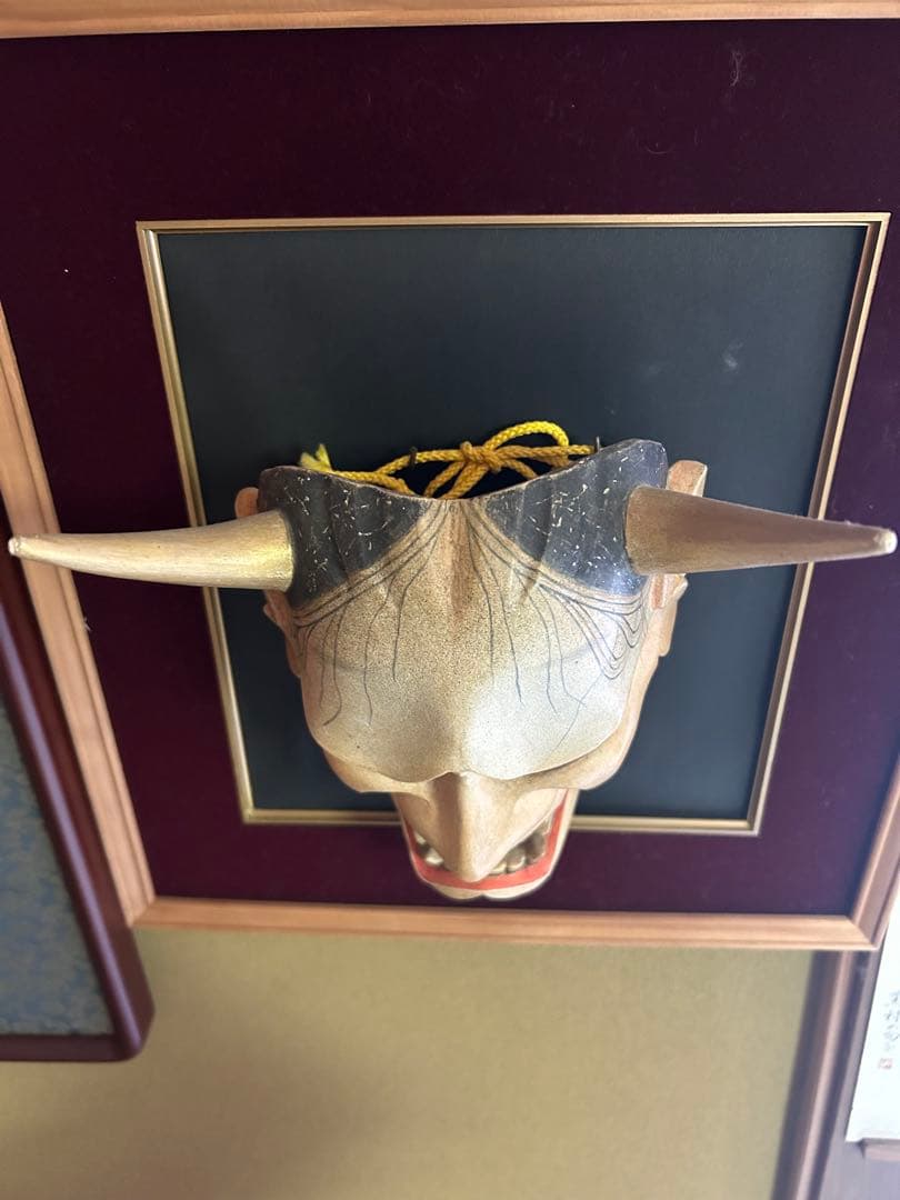 般若(はんにゃ)木彫り 手彫り 能面 木彫り 手彫り 般若(はんにゃ) 般若