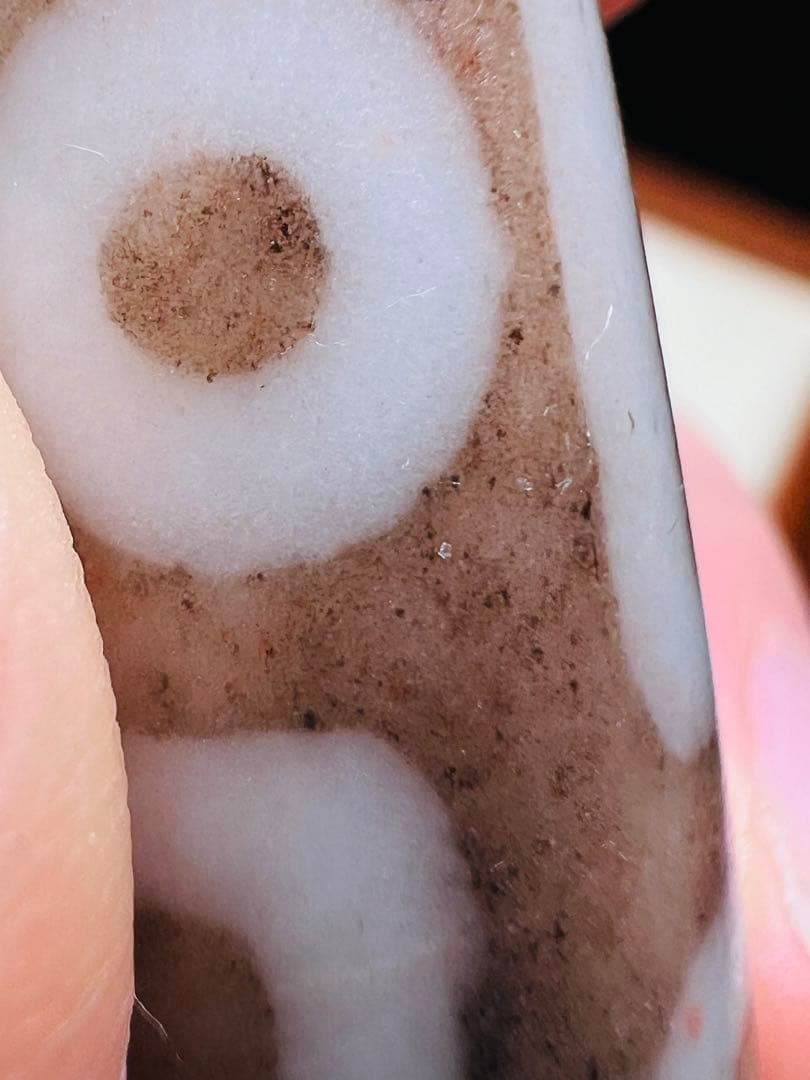 文玩堂：折線九眼天珠