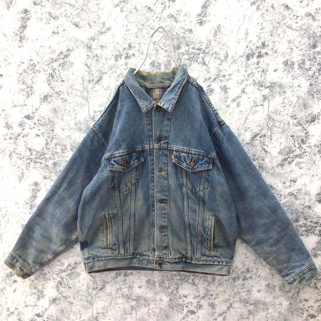 53crew 様K495【入手困難】アメリカ製リーバイス裏地チェック柄ビンテ