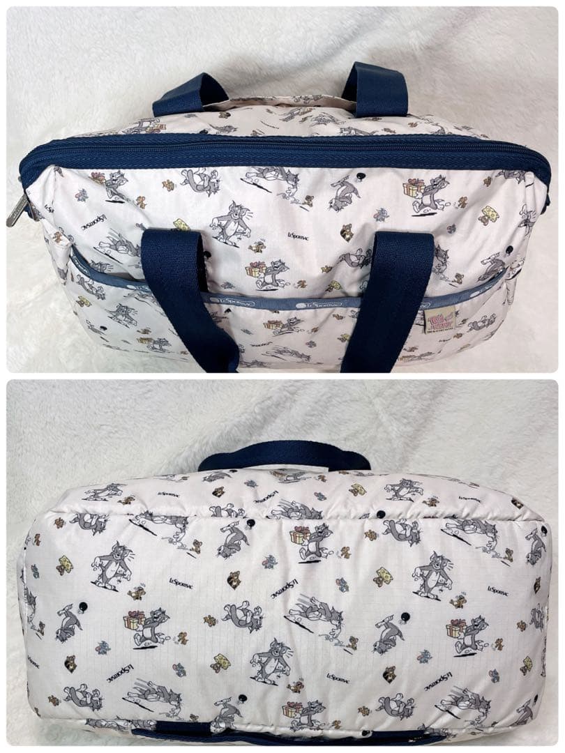 【超希少】LeSportsac トムとジェリー コラボ ボストンバッグ 大容量