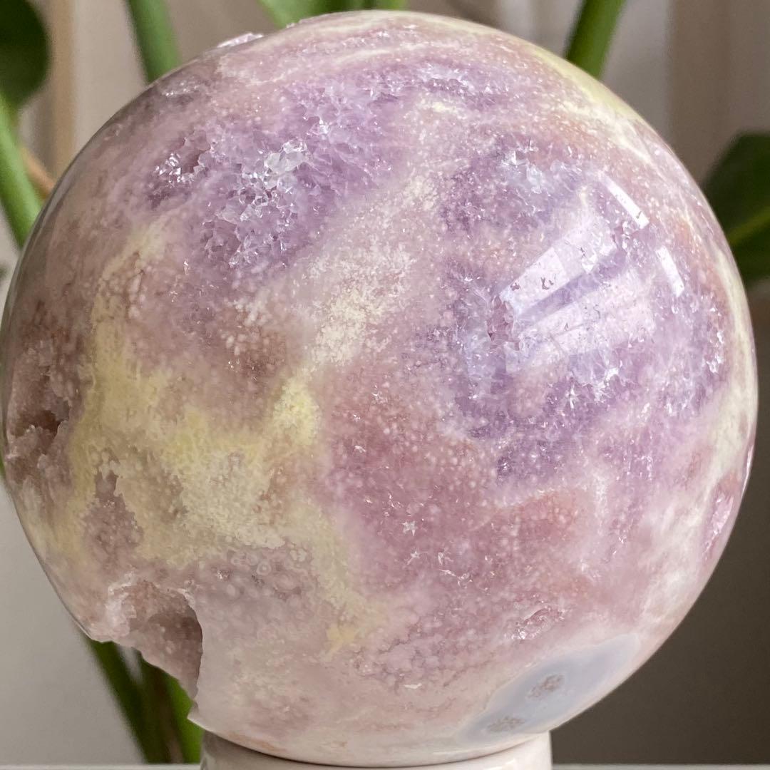 ★★★最終特価【ピンクアメジスト BIG スフィア 約1.4kg 10.5cm