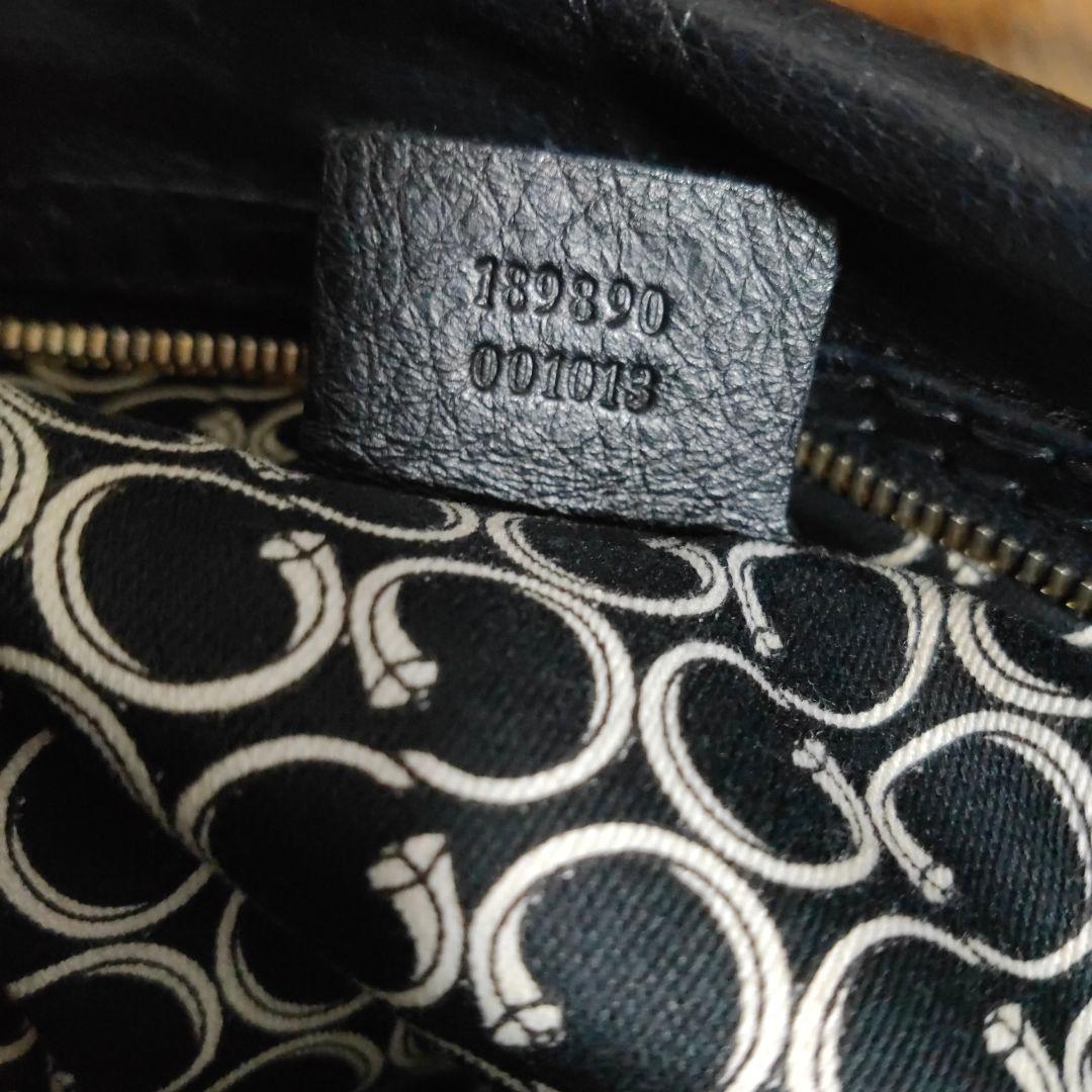 新宿高島屋購入 ホースビット ハンドバッグ レザー 黒