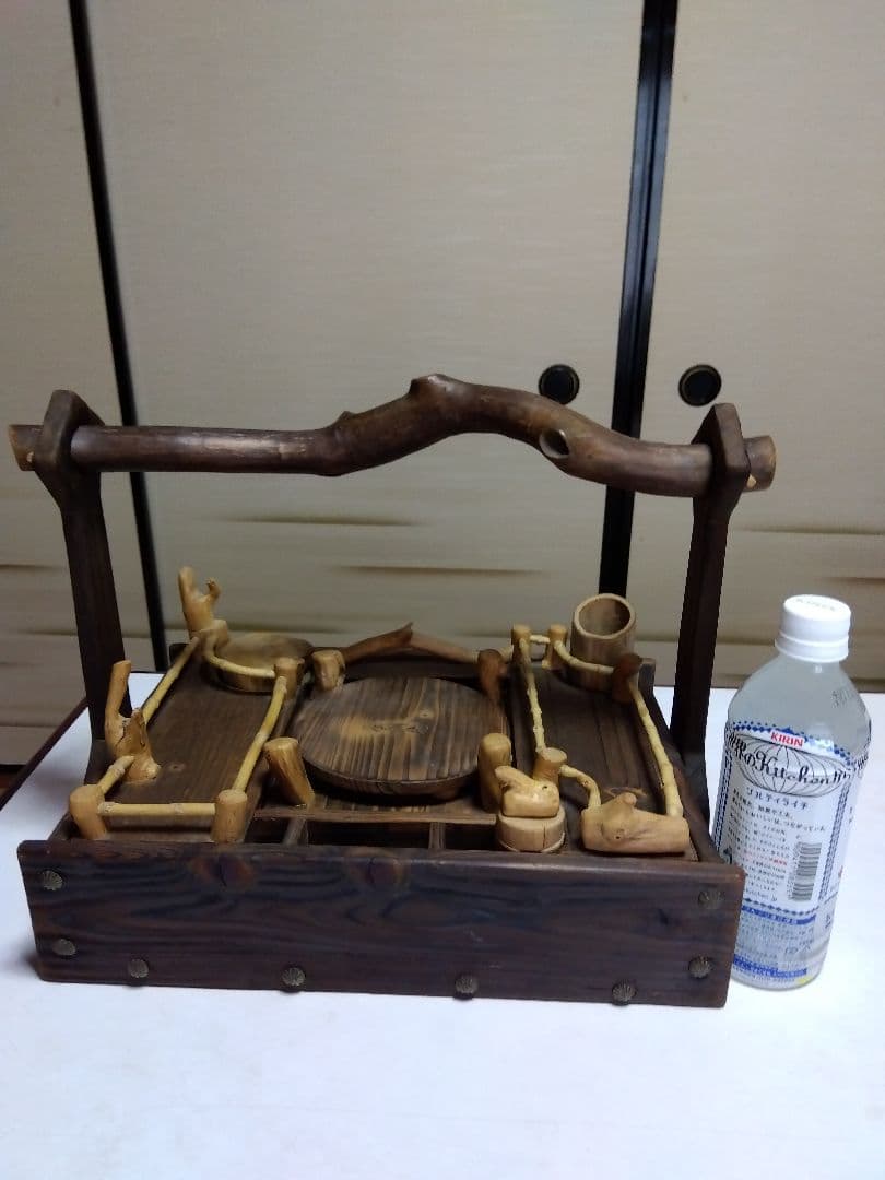 木製 手作り 煙草盆 芝居 小道具