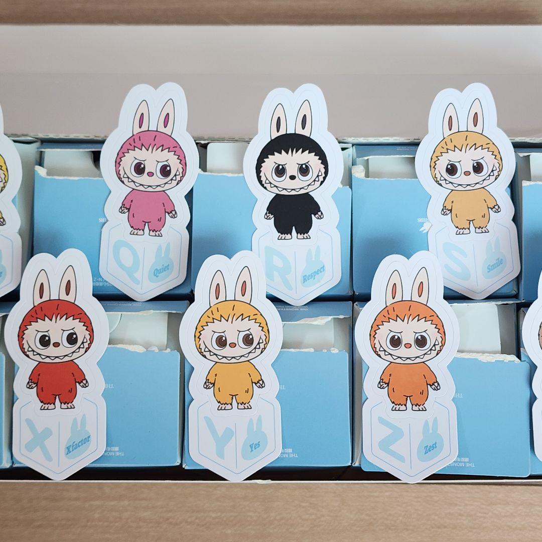 【 アソート 】LABUBU ラブブ PIN FOR LOVE イニシャル