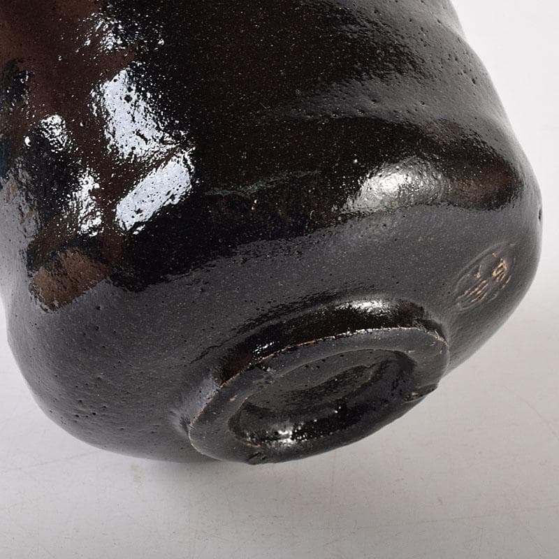 HCM様専用 茶道具 伊東陶山造 黒楽筒茶碗 共布共箱 V R8149 - メルカリ