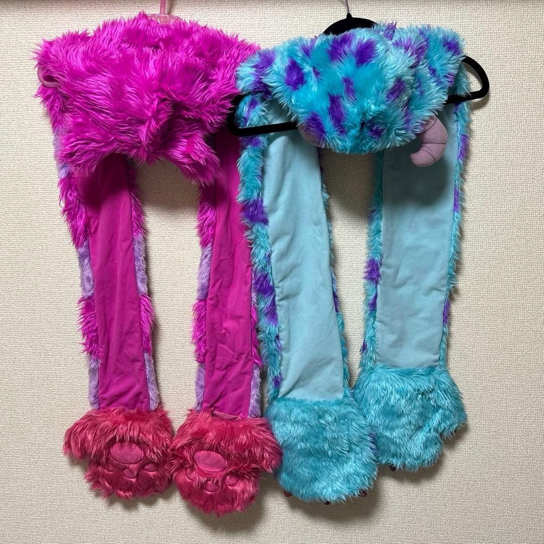 Disney】チェシャ猫の被り物 ディズニー チシャ猫 マフラーキャップ