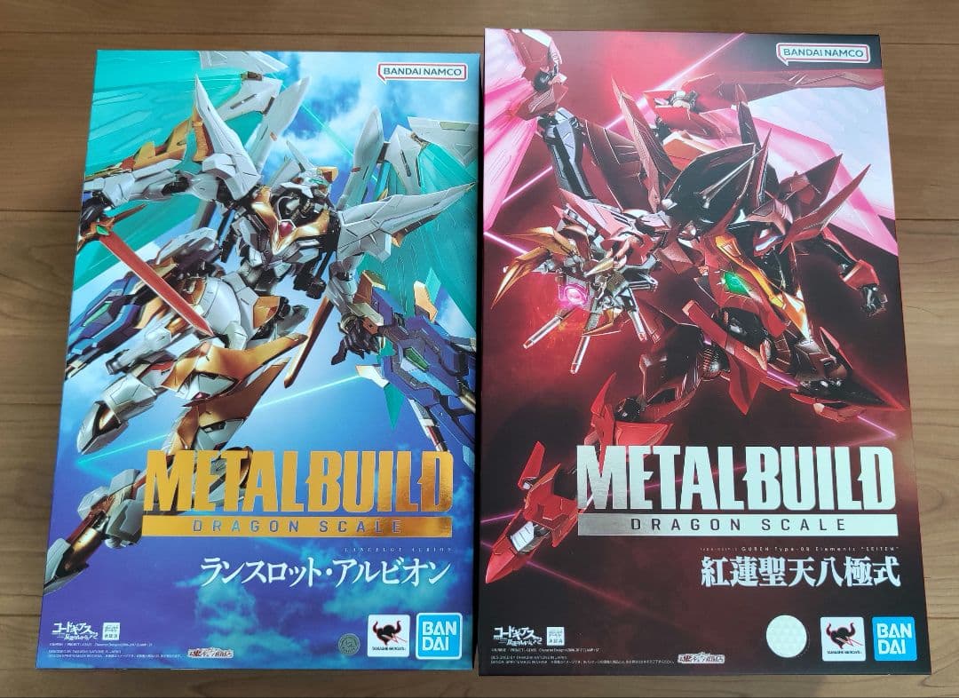[未使用、欠品なし] メタルビルド 紅蓮聖天八極式 & ランスロット・アルビオン