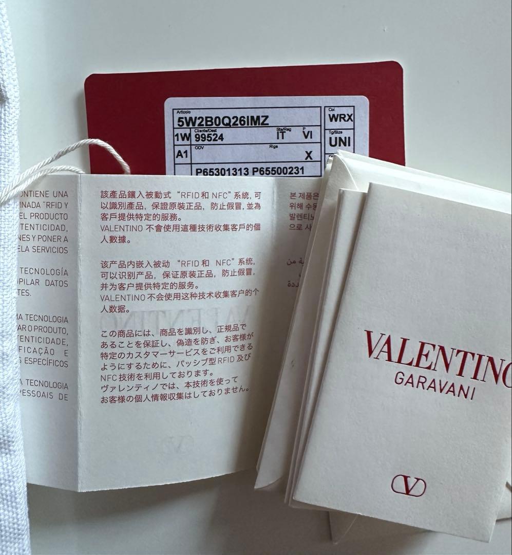 【美品】VALENTINO ヴァレンティノ 2WAYバッグ　ベビーピンク