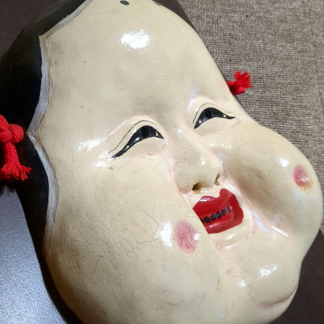 神楽面能面インテリア壁かけミニ