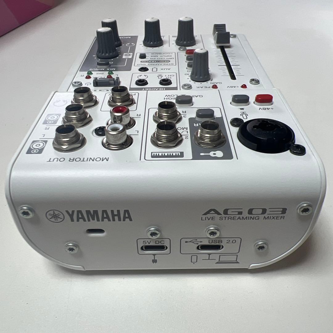 YAMAHA AG03MK2】ミキサー オーディオインターフェース YAMAHA