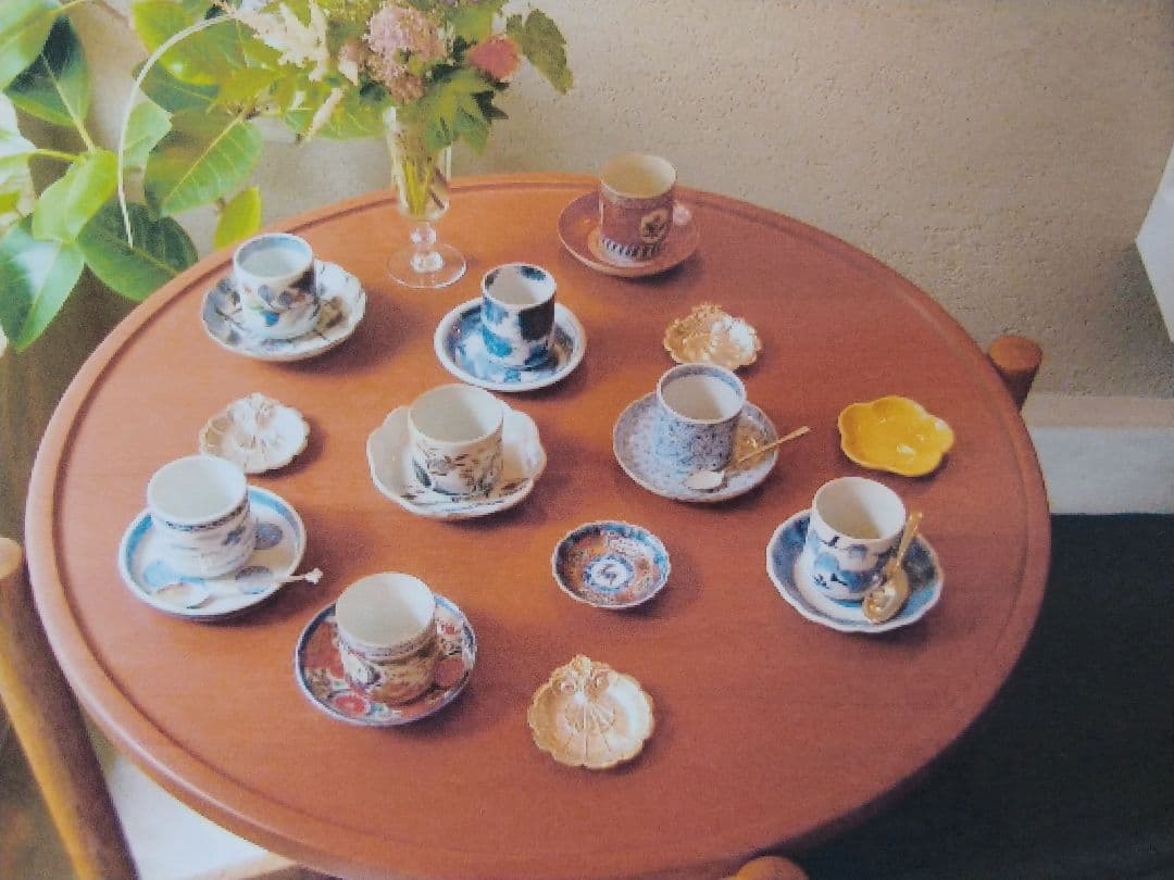 てっさい堂 猪口 古伊万里 染付 シルバー セットA (トレイ含まず