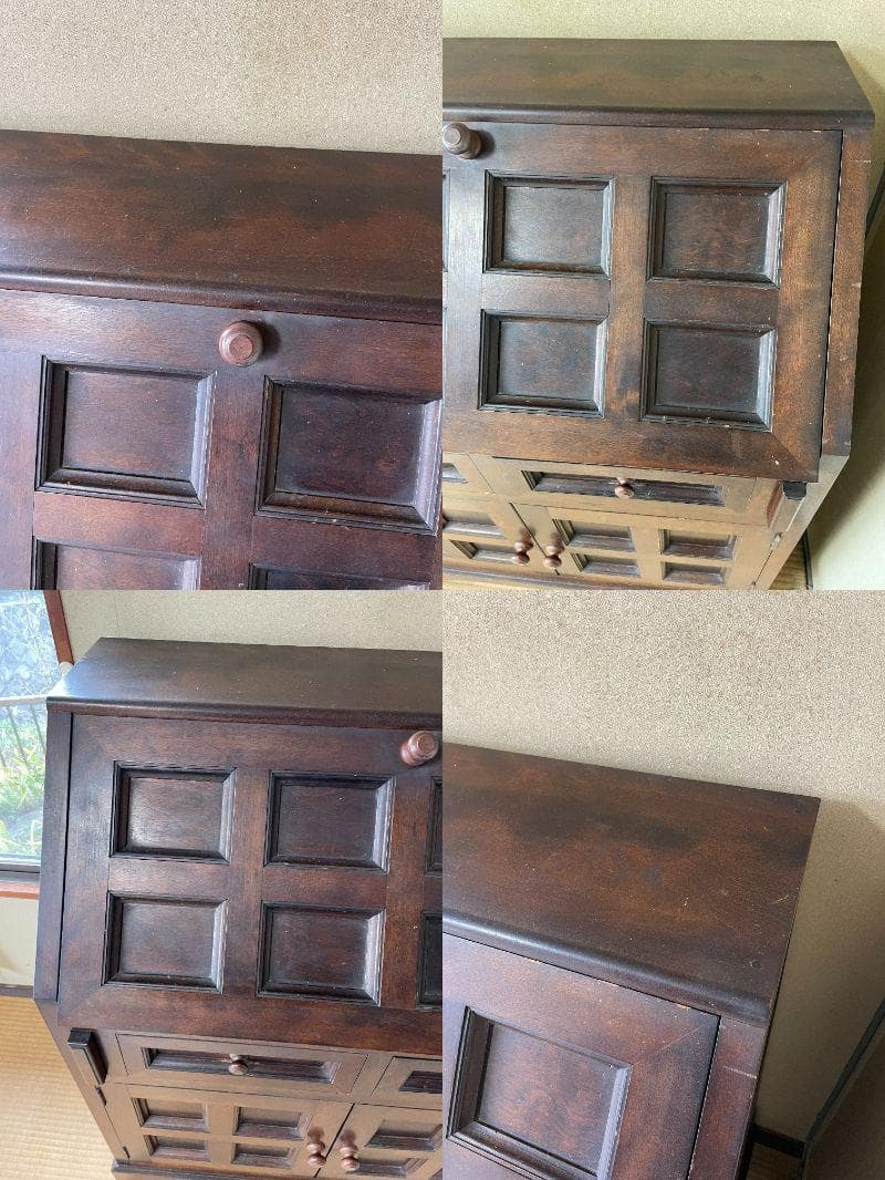 アンティーク] 松本民芸家具 ライティングビューロー デスク