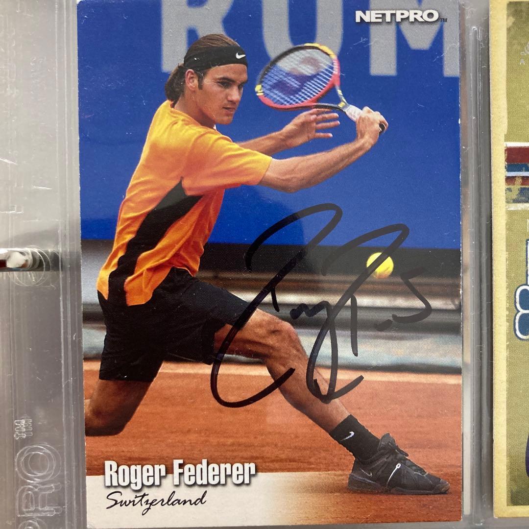テニス　Roger Federer ロジャー・フェデラー　サインカード テニス Roger Federer ロジャー・フェデラー サインカード テニス