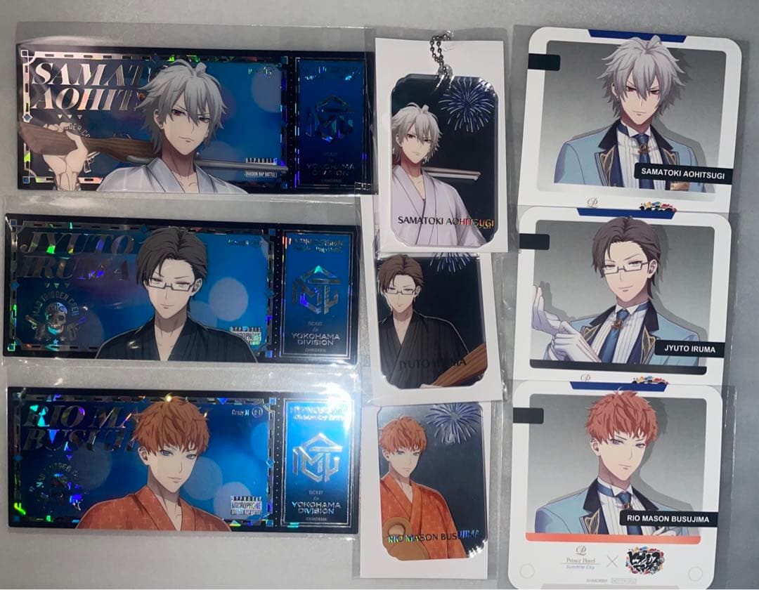 ヒプマイ くじ チケット ミラー ホテル コースター 左馬刻 銃兎 理鶯