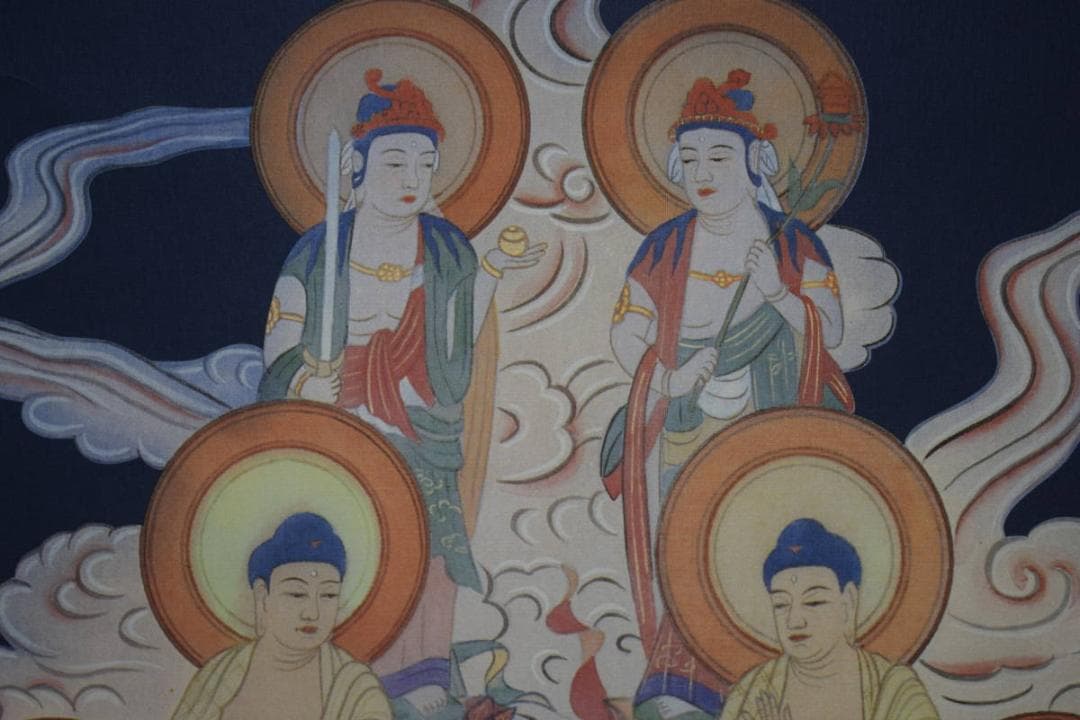 複製/十三佛図/工芸/布袋屋掛軸HF-322