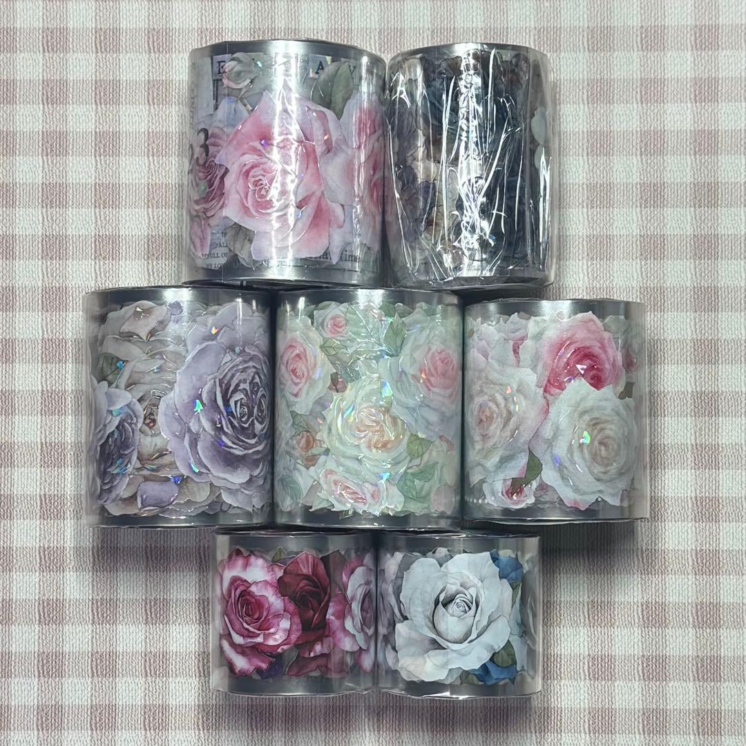 お花系 海外マステ まとめ売り 7巻 - メルカリ