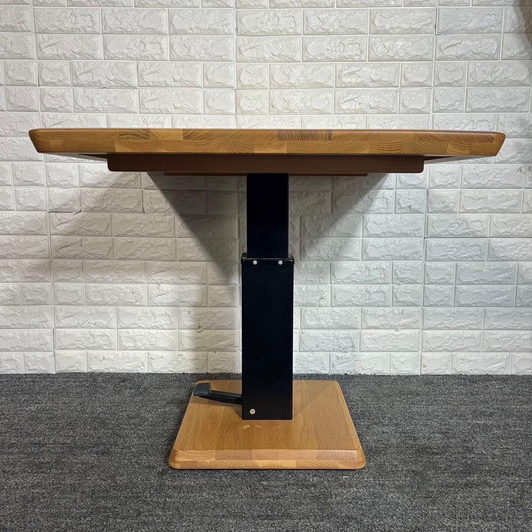 昇降式テーブル 机 ダイニング リビング 食卓 家具 インテリア F069