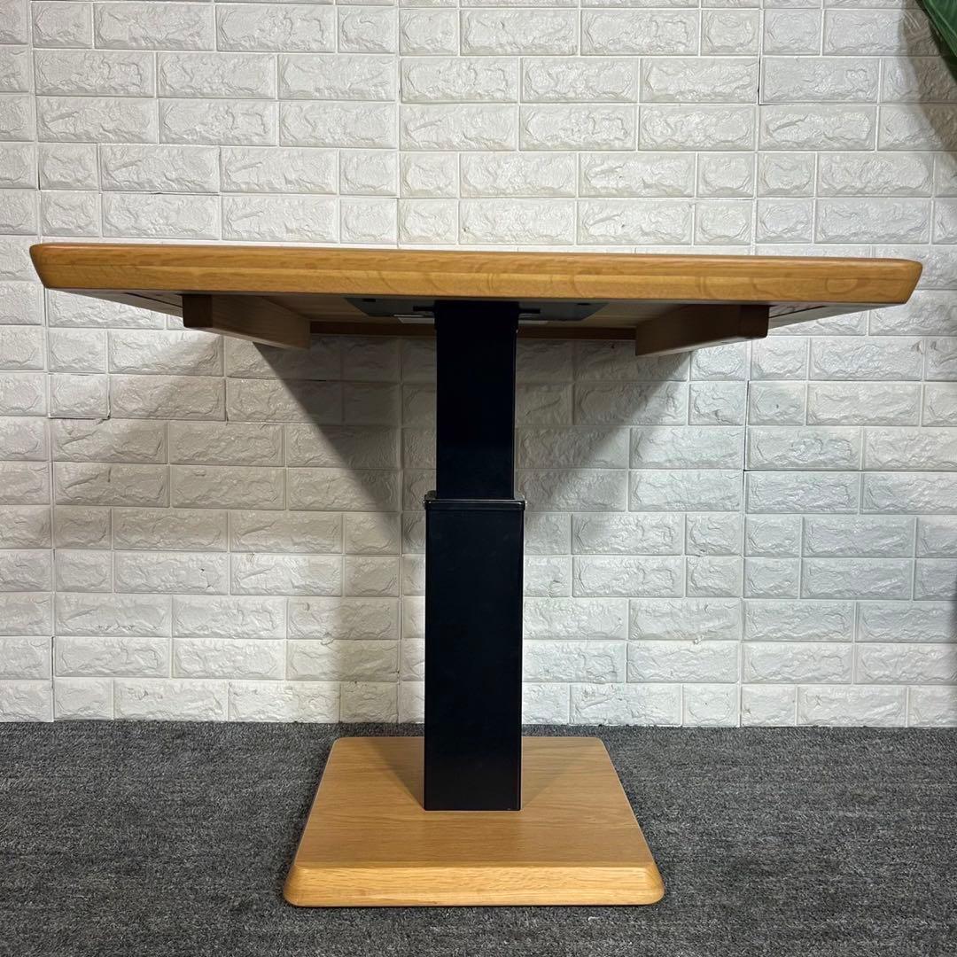 昇降式テーブル 机 ダイニング リビング 食卓 家具 インテリア F069