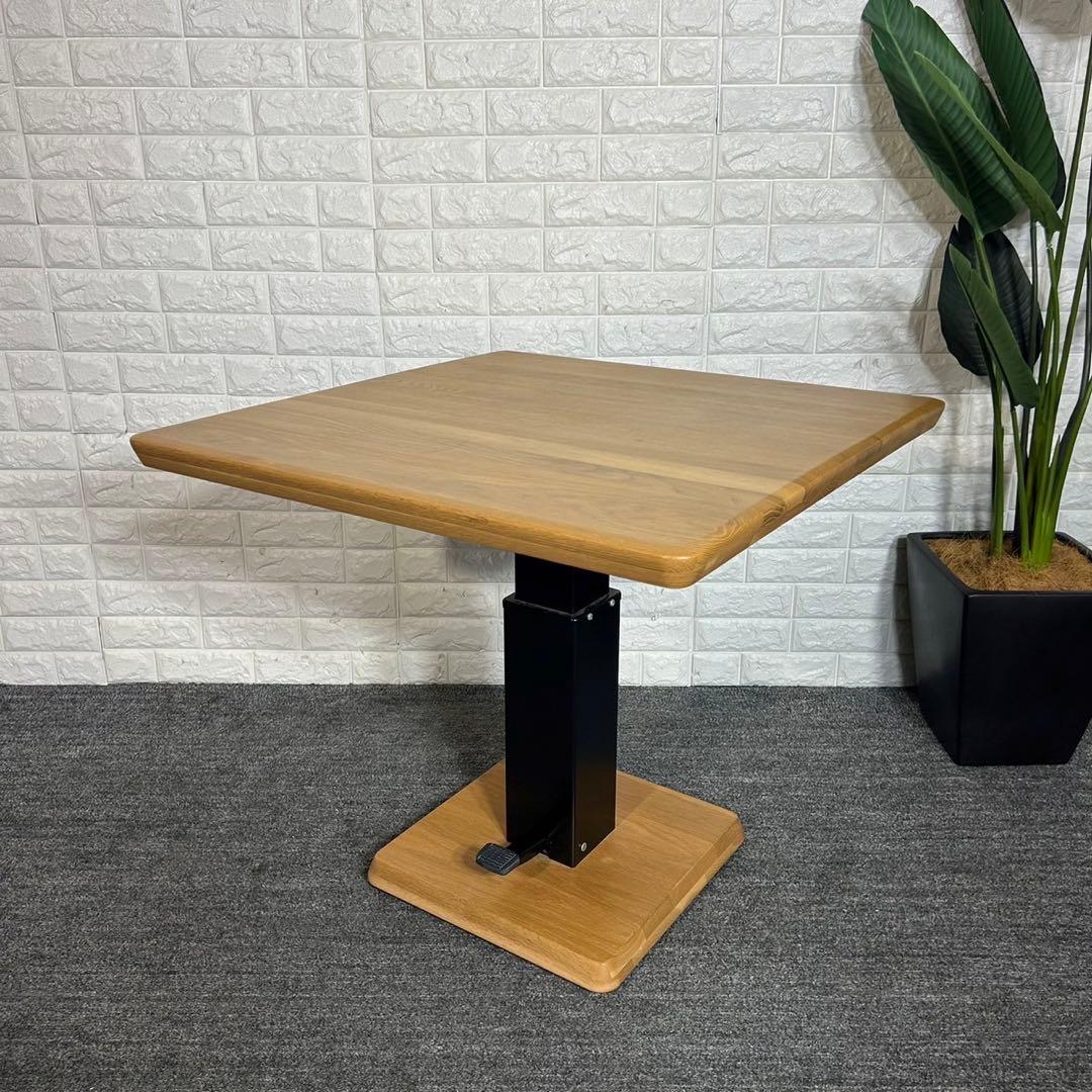 昇降式テーブル 机 ダイニング リビング 食卓 家具 インテリア F069