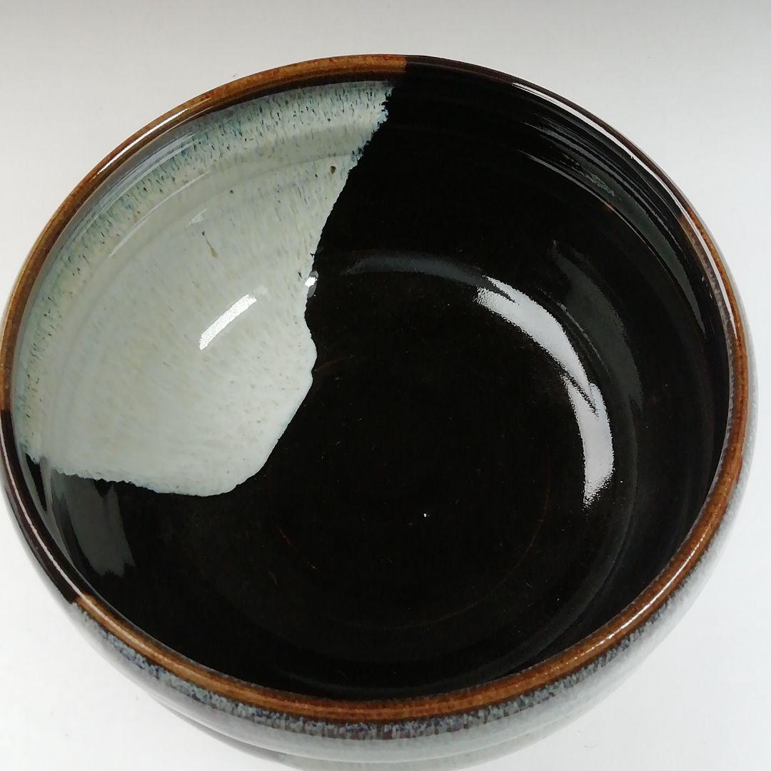 W38 建水 『曜変 建水』『味舌隆司 造』 共箱 茶道具