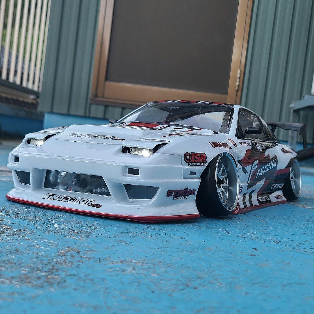 ラジコンボディ D-MAX 180SX DRIFT SHIBATA シバタ - メルカリ