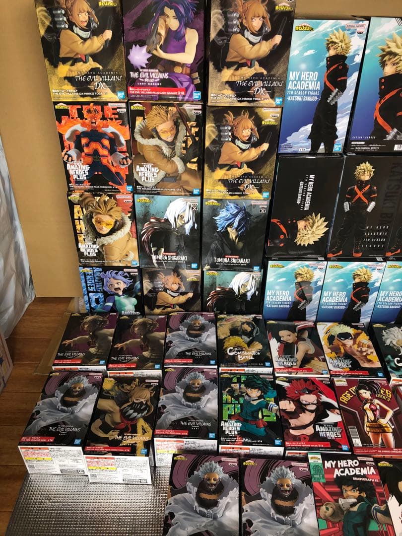 ヒロアカ　フィギュア　デク　爆轟　轟　トガヒミコ　ミルコ　ホークス　59個