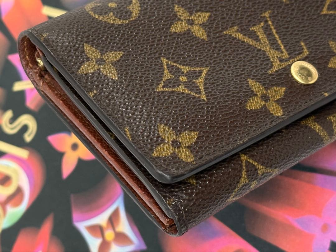 ルイヴィトン ポルトモネ・ビエ トレゾール L字形ファスナー二つ折り