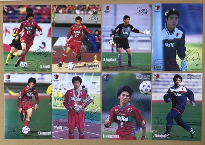 99年 鹿島アントラーズ プレイヤーズポストカード 32枚コンプリートセット