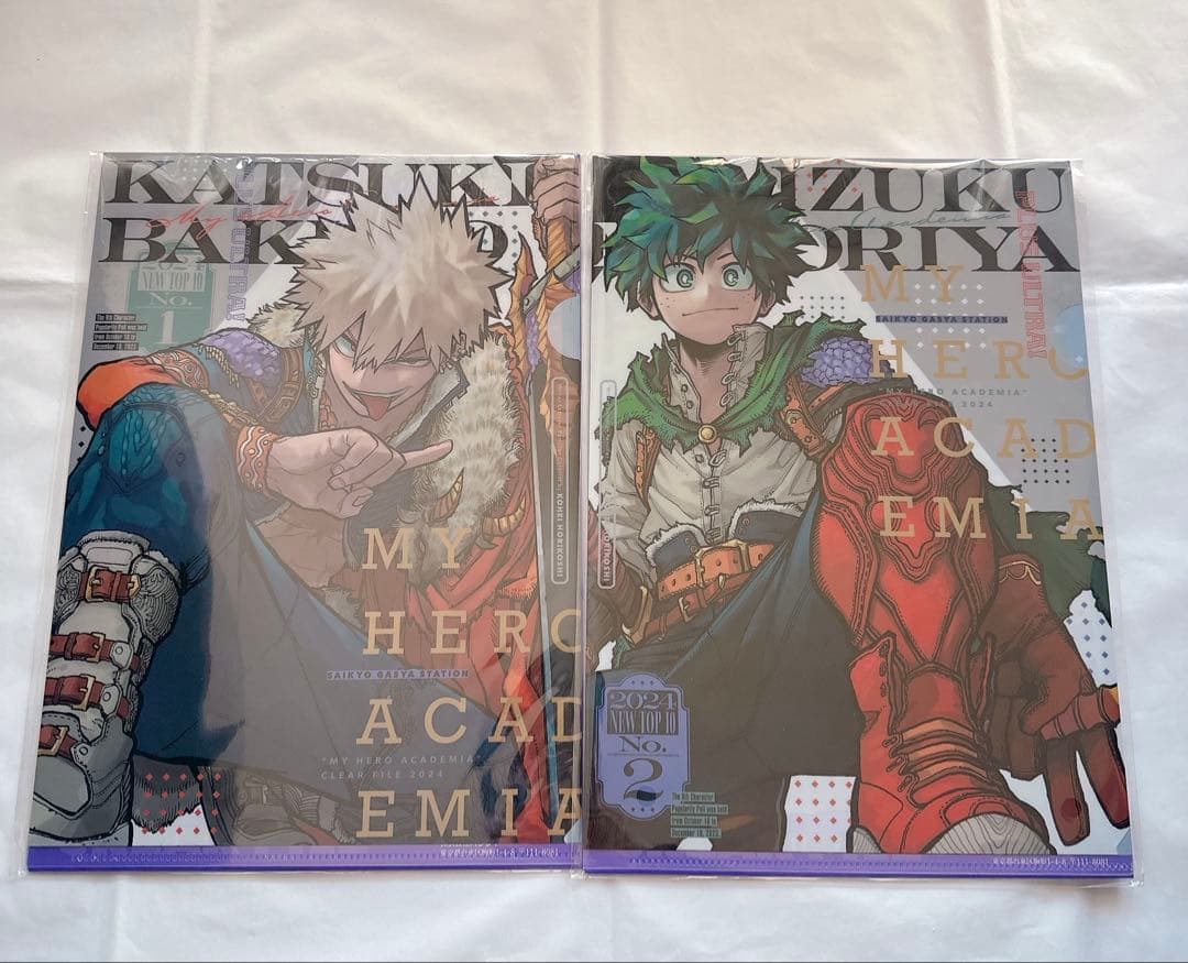 ヒロアカ 十傑 クリアファイル 爆豪勝己 緑谷出久 おさななセット