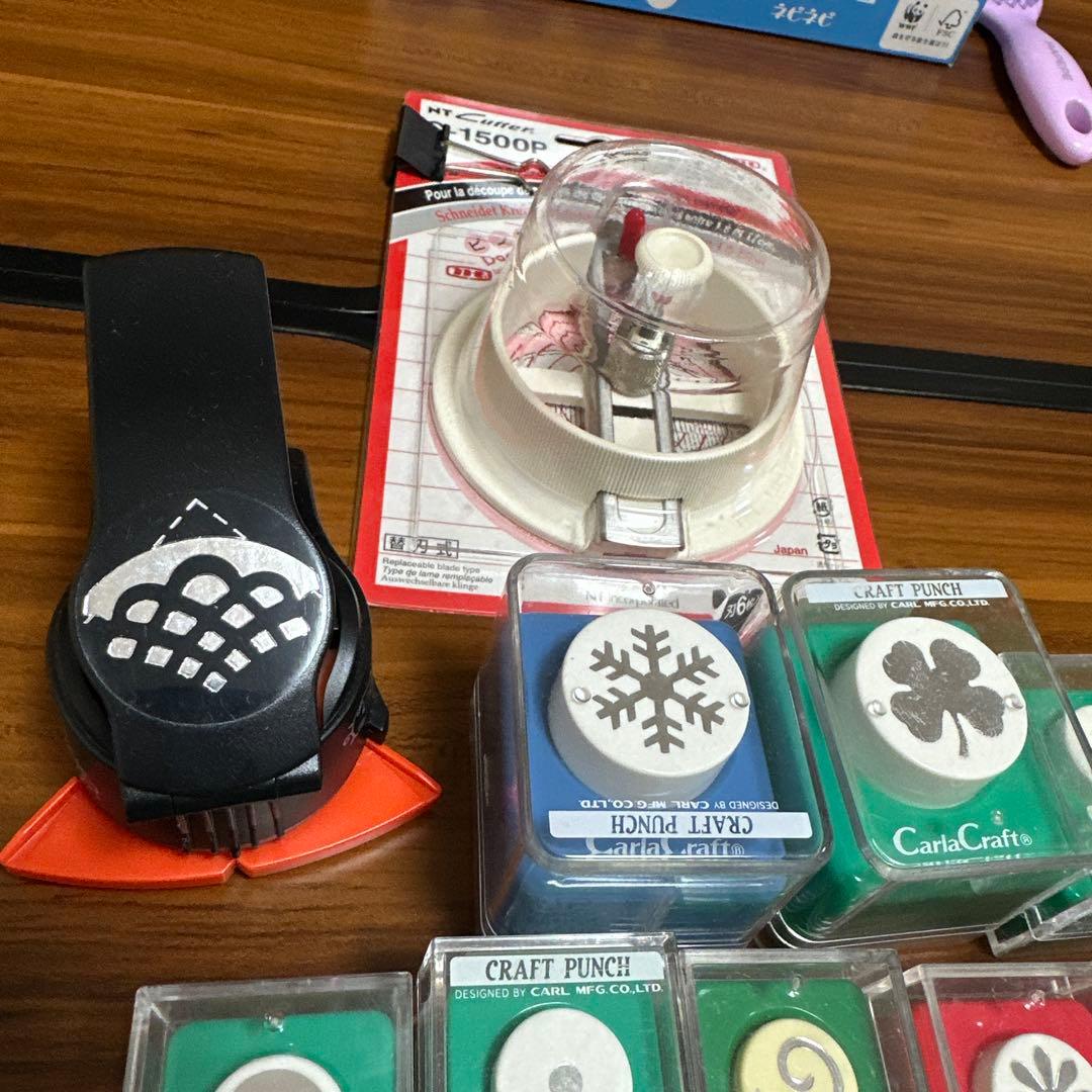 CarlaCraft クラフトパンチ セット 穴あけパンチ スクラップ - メルカリ