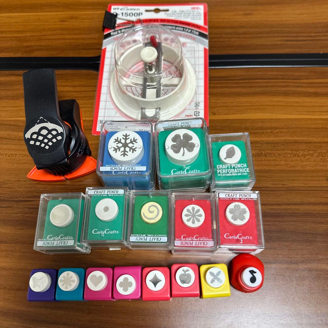 CarlaCraft クラフトパンチ セット 穴あけパンチ スクラップ - メルカリ