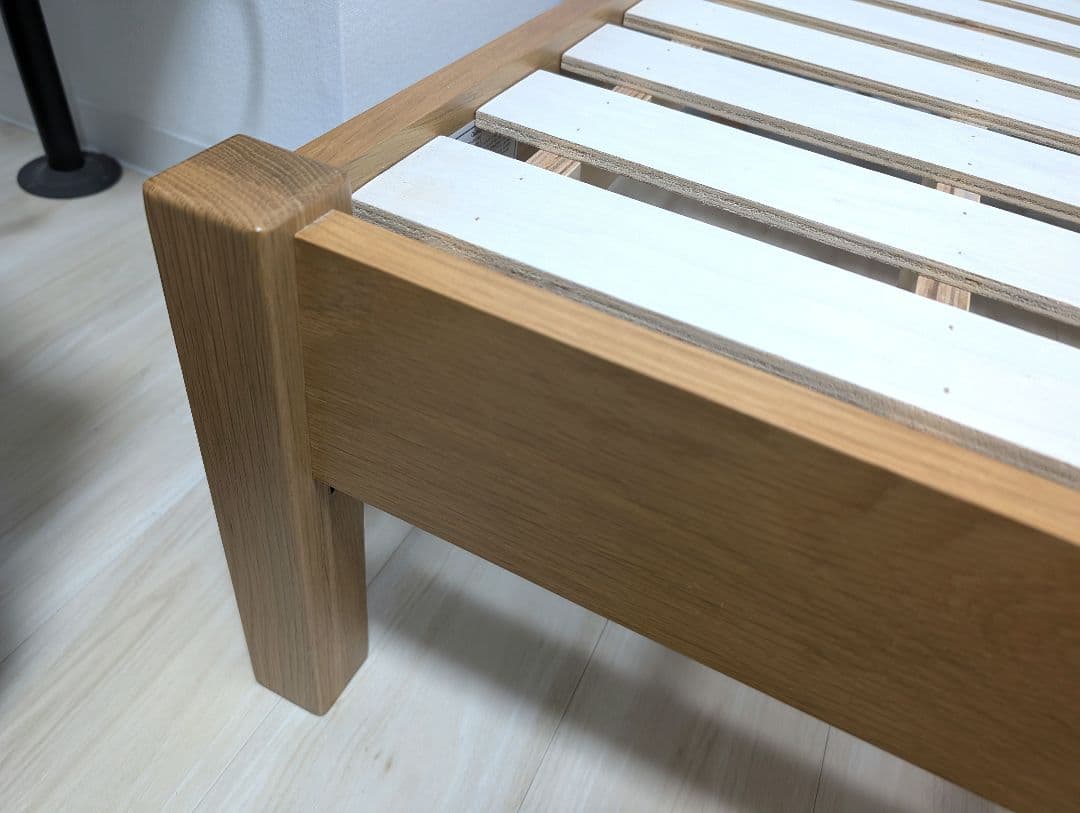 無印良品 シングルベッド (オーク材)