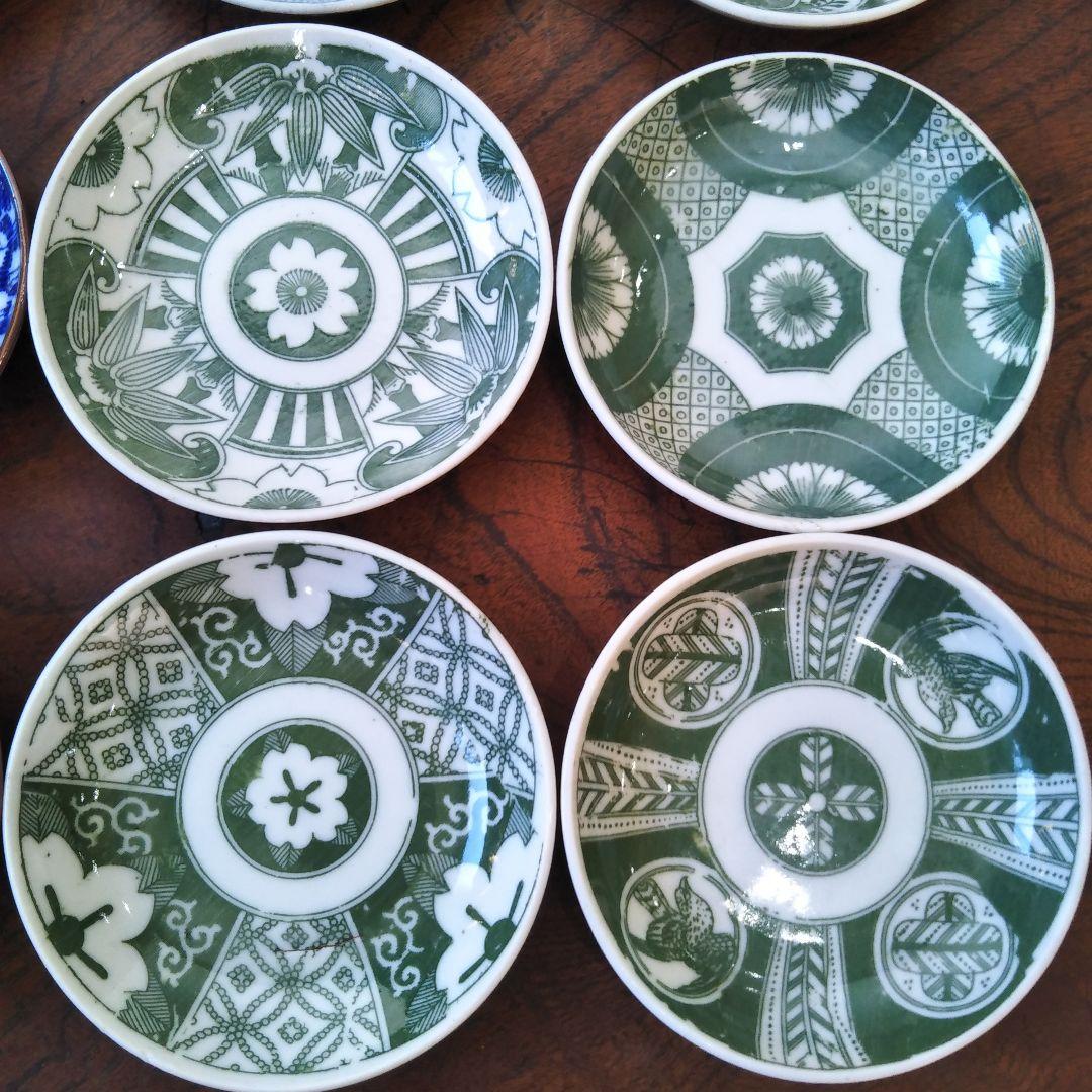 蓋茶碗の色絵とフォルムを楽しむ！」 古伊万里茶碗(直径11.5cm)3客セット