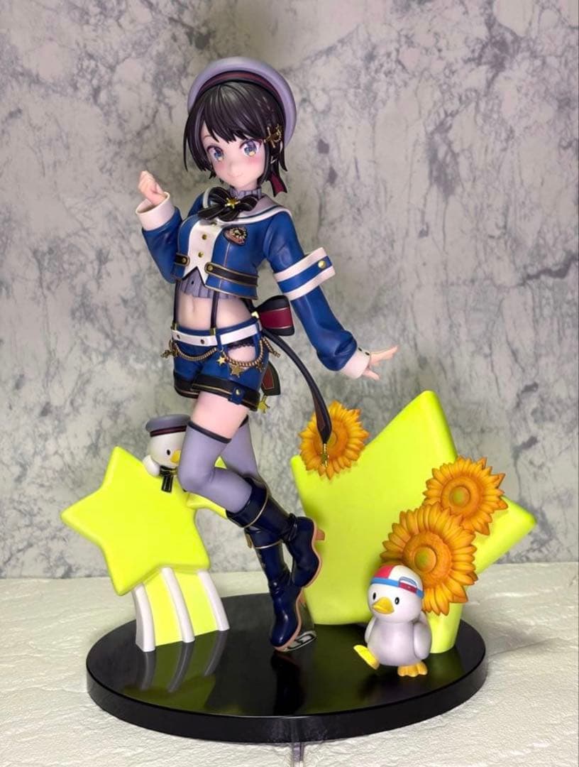 開封品　公式特典有　ホロライブ　大空スバル　サスペンダー　フィギュア　コトブキヤ