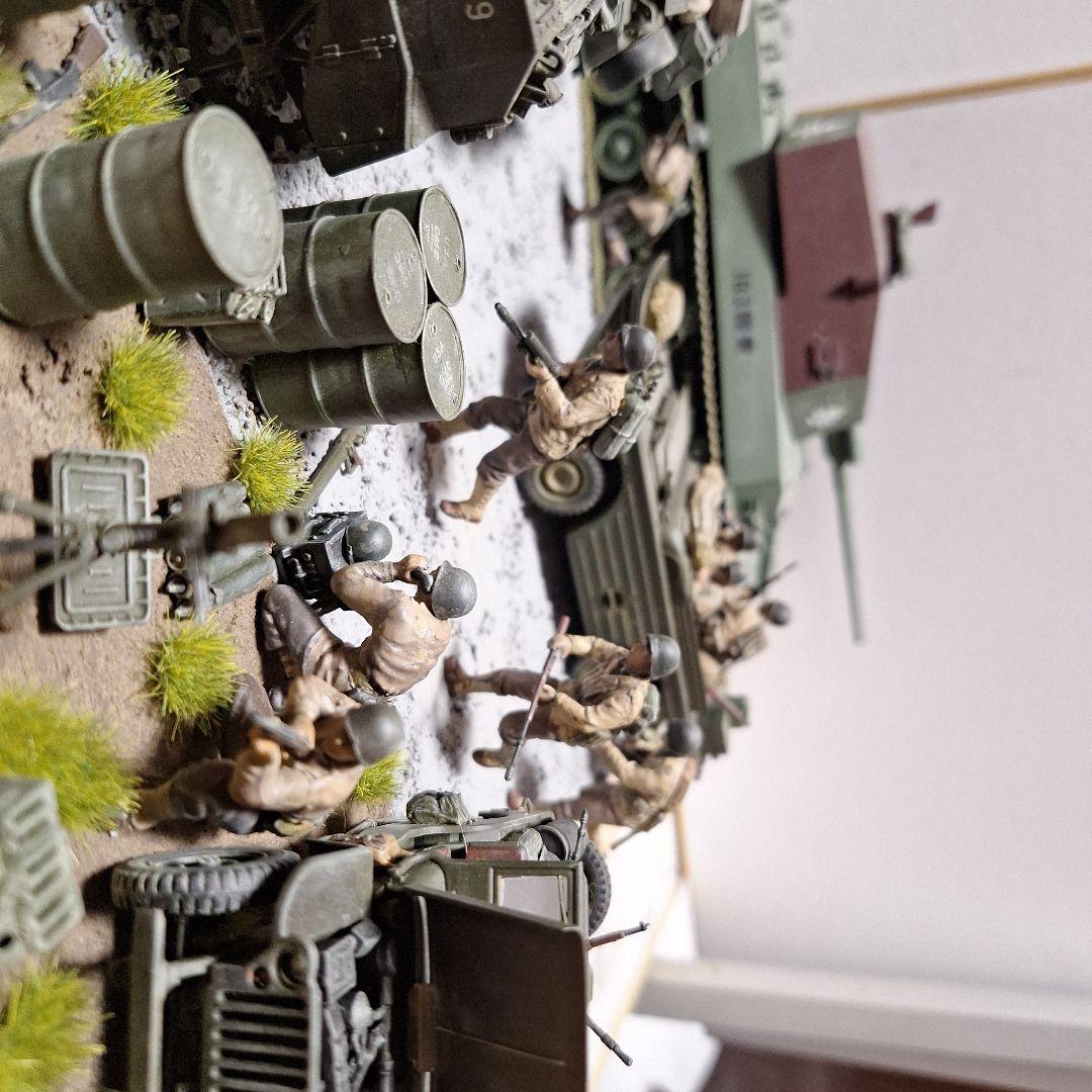 ジオラマ完成品　タミヤ1/35プラモデル