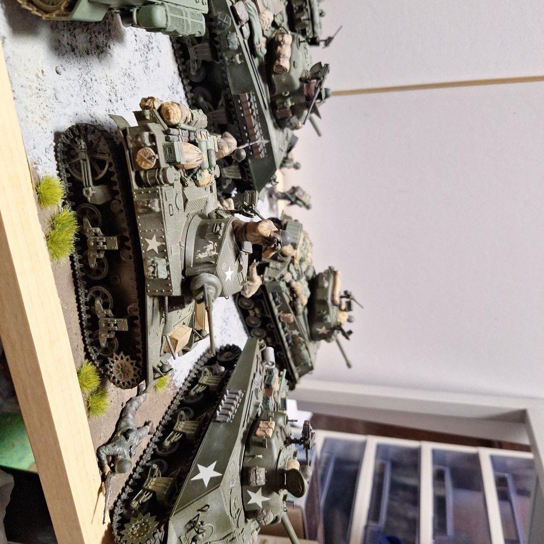 ジオラマ完成品　タミヤ1/35プラモデル