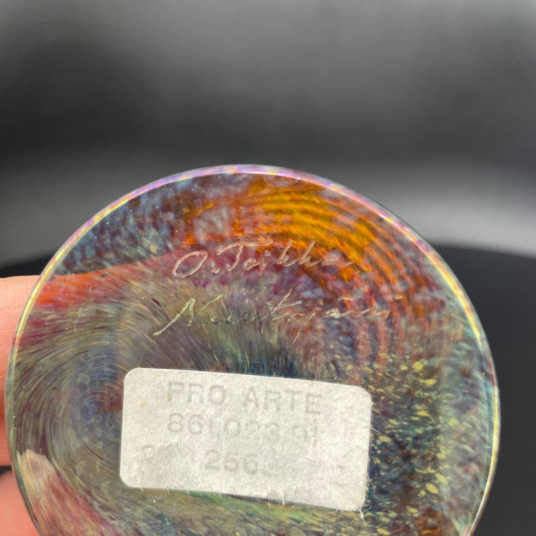 E】✨希少品✨ヌータヤルヴィ オイバトイカ グラス 渦巻き模様 一点物