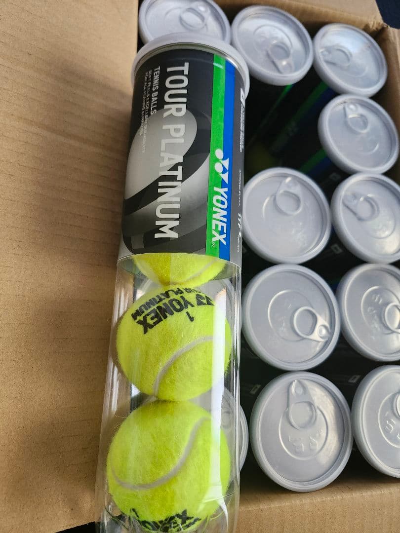 YONEX TOUR PLATINUM テニスボール 4個入り15缶セット ITF公認球