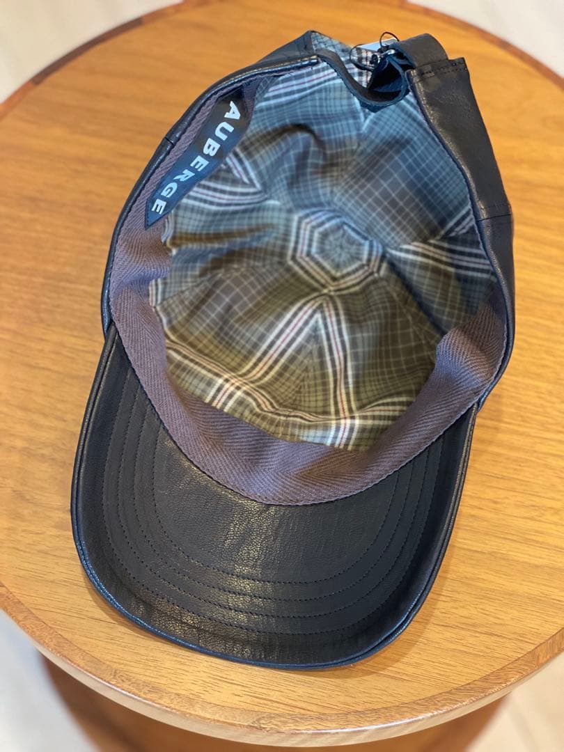 新品】AUBERGE 25aw レザーキャップ CAP CUIR