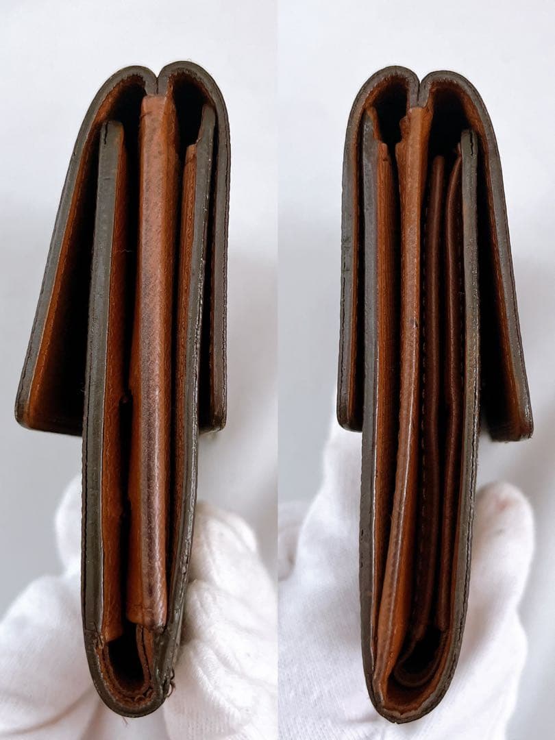 外側美品】ルイヴィトン モノグラム ポルトモネビエカルトクレディ 二