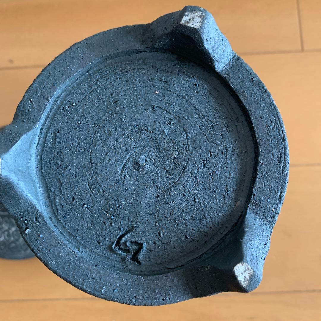 水指　象嵌　匂堂作