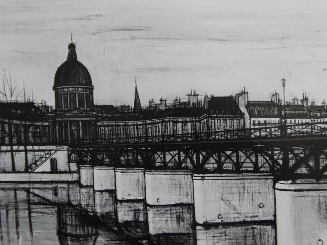 ベルナール・ビュッフェ、「PAYSAGES DE PARIS-Le pont d